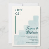 ランチ結婚結婚式招待状 招待状 (正面)