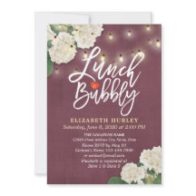 ランチ&バブリーブライダルシャワー花文字列ライト