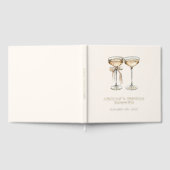 ランチ＆バブルリー シャンパン ブライダルシャワー ゲストブック (全面)