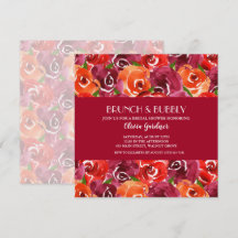 ランチ＆バブルリー フローラル ブライダル シャワー