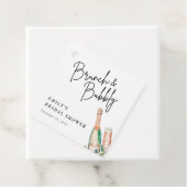 ランチ＆バブル エレガントなブライダルシャワー フェイバータグ (インサイチュ)