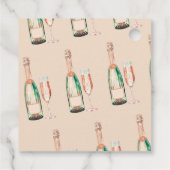 ランチ＆バブル エレガントなブライダルシャワー フェイバータグ (裏面)