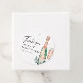 ランチ＆バブル エレガントなブライダルシャワー フェイバータグ (インサイチュ)