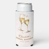 ランチ＆バブル シャンパンブライダルシャワー スリム缶クーラー (Seltzer正面)