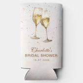 ランチ＆バブル シャンパンブライダルシャワー スリム缶クーラー (裏面)