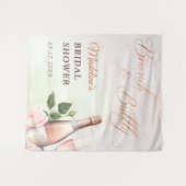 ランチ＆バブル シャンパンブライダルシャワー タペストリー (正面(横))