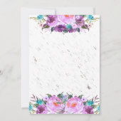 ランチ＆バブル ブライズシャワー招待状 招待状 (裏面)