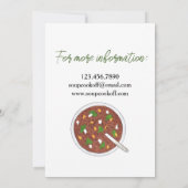 ランティルスープ夕食クックオフコンペティション夕食フード 招待状 (裏面)