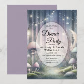 ランテルライトドリームエンチャントフォレストディナーパーティー 招待状 (正面/裏面)
