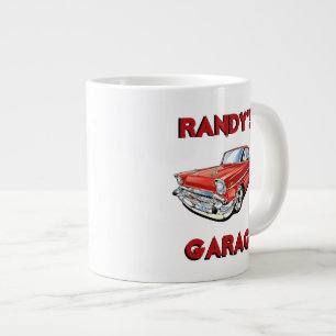 ランディのガレージクラシック車 ジャンボコーヒーマグカップ