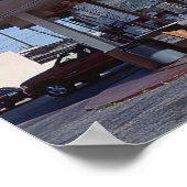 ランディのドーナツCaliforniaミッドセンチュリーモダン ポスター (角)