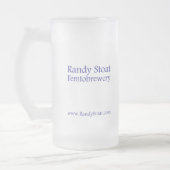 ランディのStoatによって曇らされるマグ フロストグラスビールジョッキ (左)