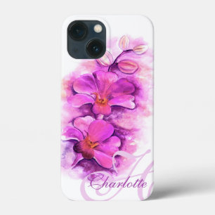ランディアントオーキッドアートフローラのケース iPhone 13 MINIケース