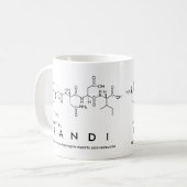 ランディペプチド名mug コーヒーマグカップ (正面左)