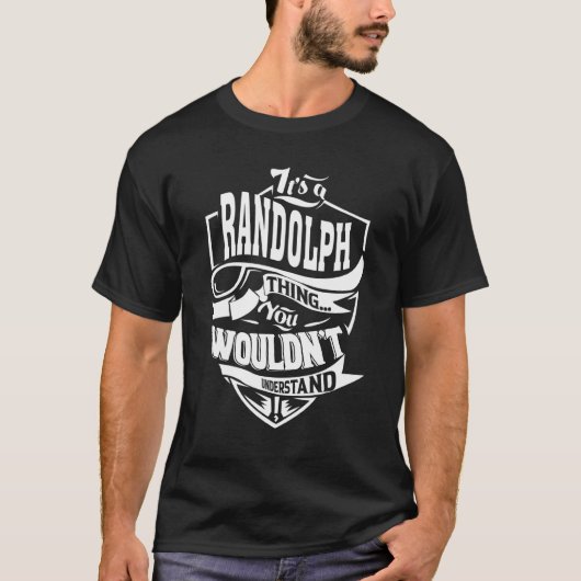 ランディルフのこと Tシャツ (正面)