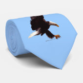ランディングバルトイーグルウィルディフェ写真アート ネクタイ (ロール)