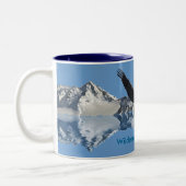 ランディングバルトイーグルワイルドライフサポーター飲み物用品 ツートーンマグカップ (左)