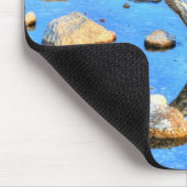 ランディングマラードレイクバードラバーワイルドライフフォト マウスパッド (コーナー)