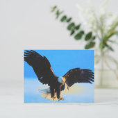 ランディングBald American Eagleはがき ポストカード (スタンド正面)