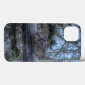 ランディン素晴らしググレーフクロウとランチゲートポール Case-Mate iPhoneケース (裏面 (横))