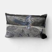 ランディン素晴らしグブルーヘロン野生生物バードラバー写真 ランバークッション (裏面)