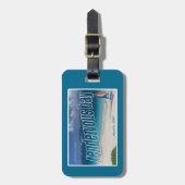 ランデブー湾、アングィラの荷物のラベル ラゲッジタグ (正面縦)