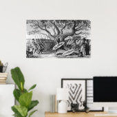 ランデンスのダンス、またはツルス ポスター (ホームオフィス)