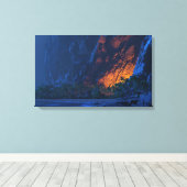 ランドの最後（夜） キャンバスプリント (インサイチュ (ウッドフロア))