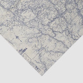 ランドのMcNallyの役人1925の自動道の地図2 薄葉紙 (詳細)