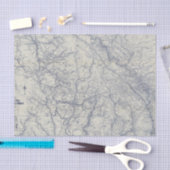 ランドのMcNallyの役人1925の自動道の地図2 薄葉紙 (クラフト)