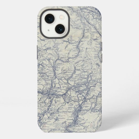 ランドのMcNallyの役人1925の自動道の地図2 iPhoneケース (裏面)