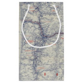 ランドのMcNallyの役人1925の自動道の地図 スモールペーパーバッグ (裏面)