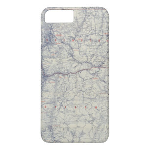 ランドのMcNallyの役人1925の自動道の地図 iPhone 8 Plus/7 Plusケース