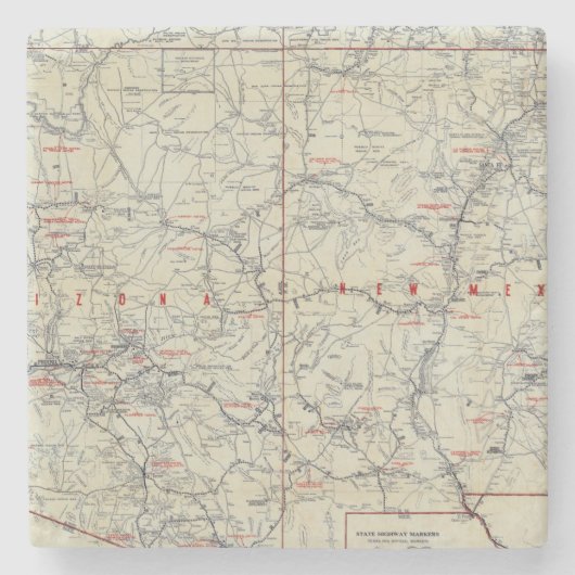 ランドのMcNallyの役人1925の自動道 ストーンコースター (正面)