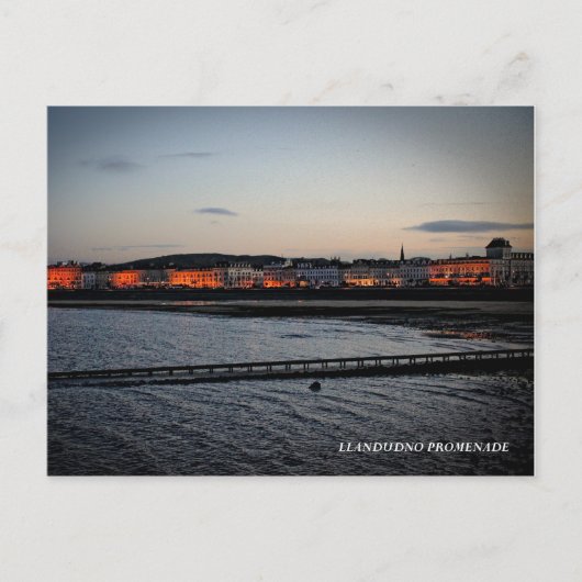 ランドゥドノの遊歩道 ポストカード (正面)