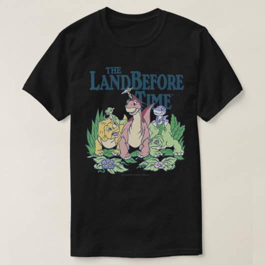 ランドウィーンタイムパステル恐竜フレンズ Tシャツ (デザイン正面)
