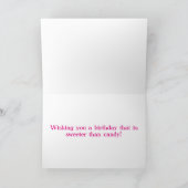 ランドオブキャンディゴールデン誕生日 カード (内部)