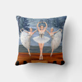 ランドオブスノー踊りバレリーナ クッション (裏面)