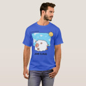 ランドクラウドかわいい動物ビンテージ Tシャツ (正面フル)