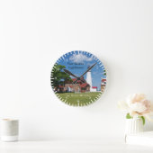 ランドクロックからフォートグラティオットライトハウス ラウンド壁時計 (ホーム)