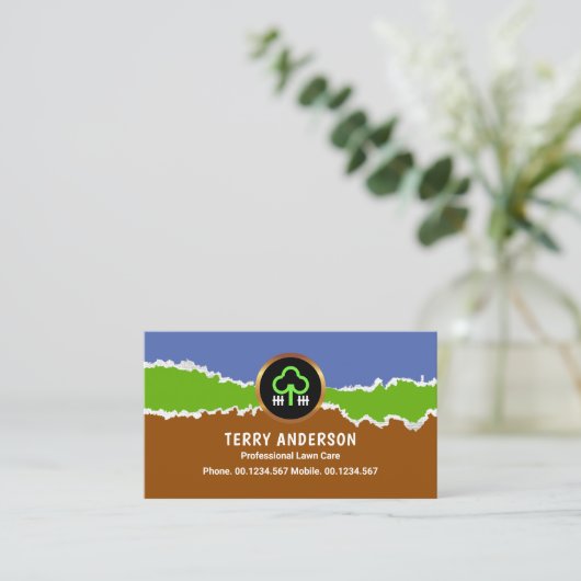 ランドグラススカイランドスケープレイヤーズローンガーデ気にナー 名刺 (スタンド正面)