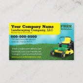 ランドケア造園草刈り名刺 名刺 (正面)