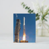 ランドサット宇宙船の打ち上げ ポストカード (スタンド正面)