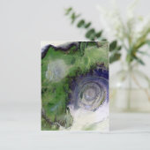 ランドサット7リチャット構造 ポストカード (スタンド正面)