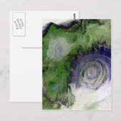 ランドサット7リチャット構造 ポストカード (正面/裏面)