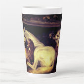 ランドザーザアラブテント カフェラテマグ (正面)