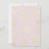 ランドスウィートシュガープラム妖精ジンジャーパン誕生日 招待状 (裏面)