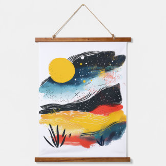 ランドスカウッドトップウォールタペストリー 吊り下げ型タペストリー