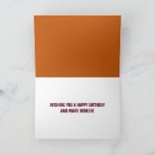 ランドスキャッパーズおもしろいローンモーア誕生日 カード (内部)