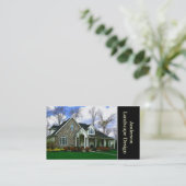 ランドスキャパー又は造園デザイン 名刺 (スタンド正面)